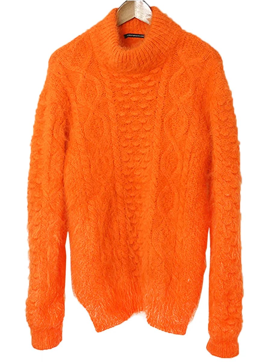 CHRISTOPHER KANE クリストファーケイン モックネックアンゴラニットセーター