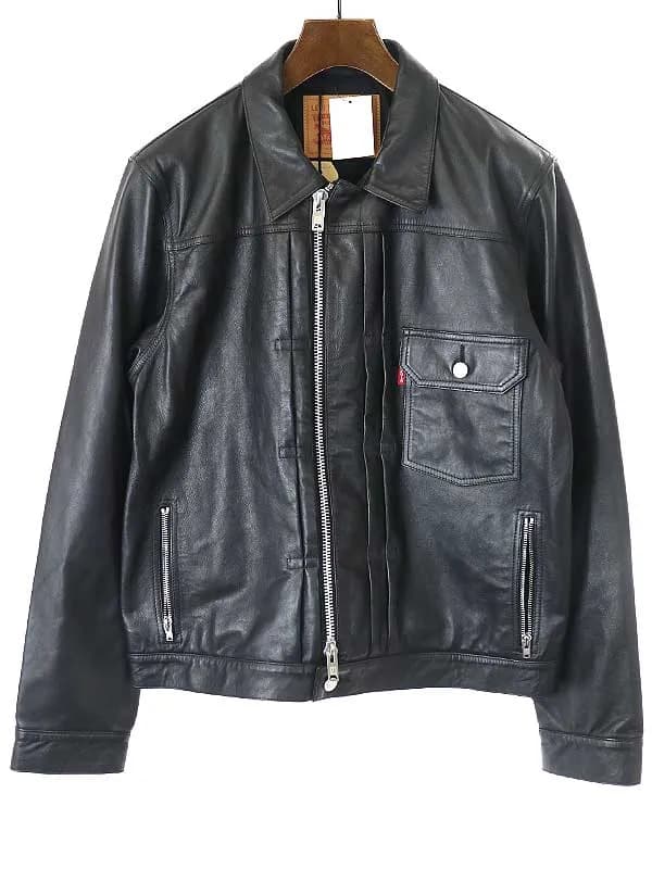 UNDERCOVER アンダーカバー × リーバイス 17AW TYPE I ジップアップレザージャケット