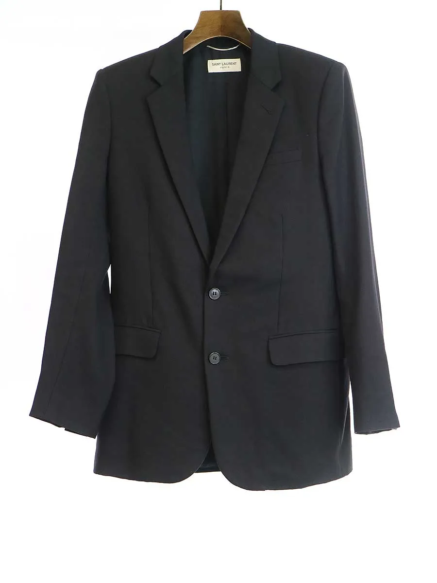 SAINT LAURENT サンローラン パリ 15AW 2Bウールセットアップスーツ