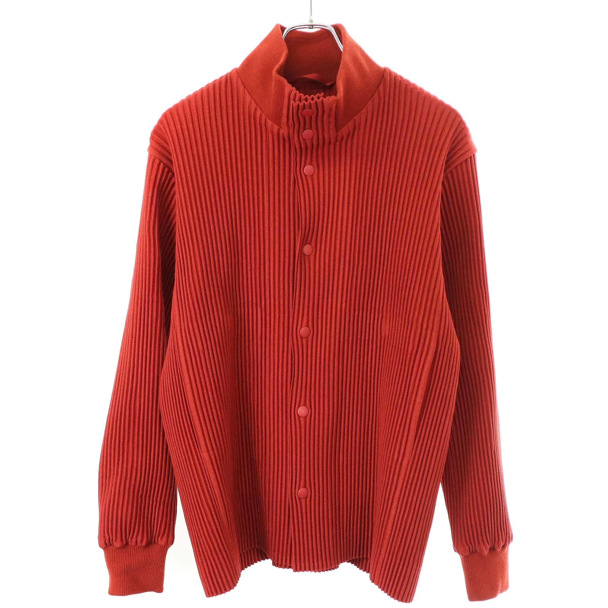 ISSEY MIYAKE オム プリッセ イッセイ ミヤケ 23AW KERSEY PLEATS スタンドカラープリーツブルゾン