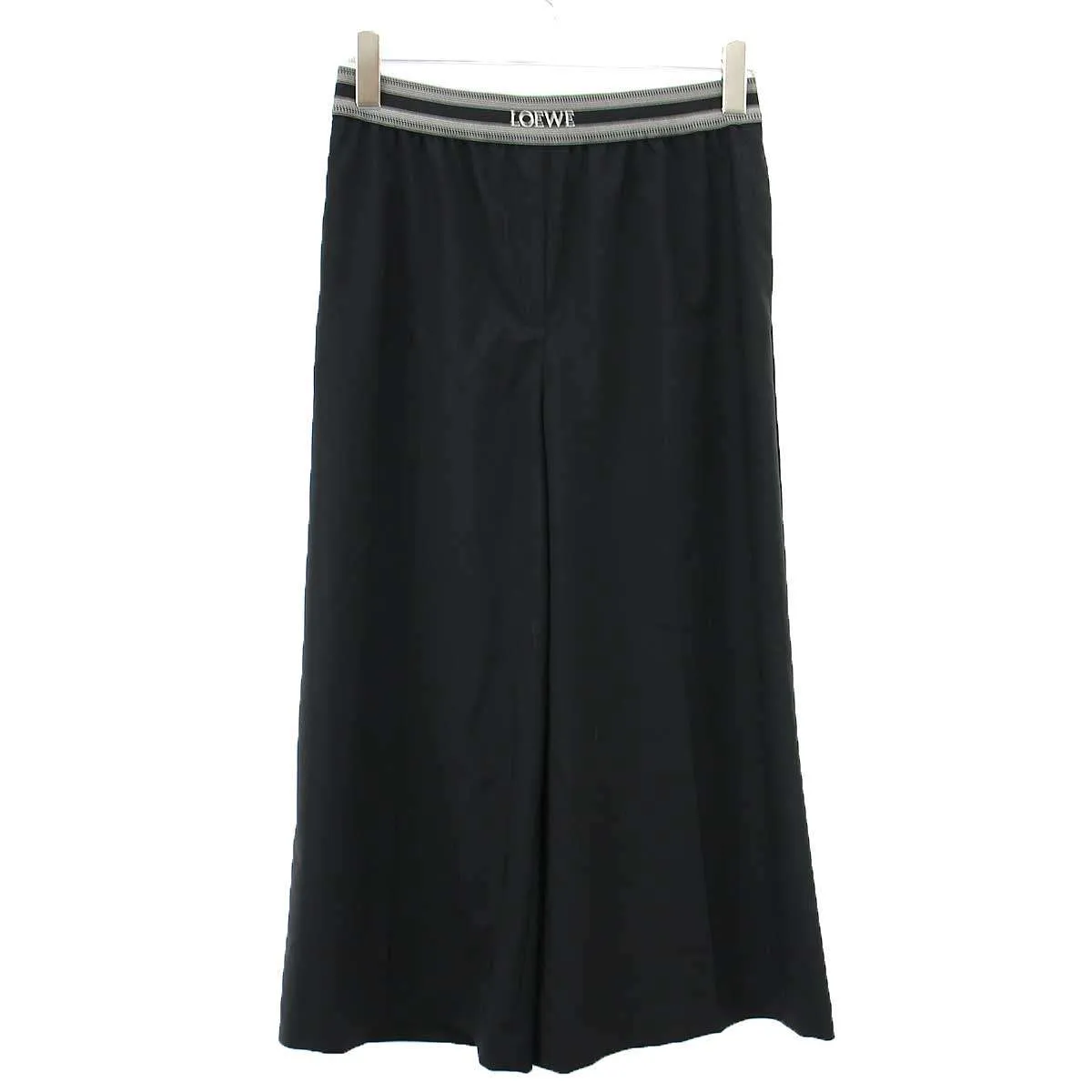 LOEWE ロエベ 24AW ウエストロゴクロップドワイドイージーパンツ S359Y04XD3