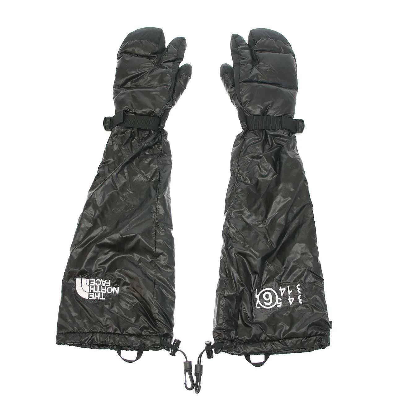 THE NORTH FACE ザノースフェイス×エムエムシックス 20AW ロゴ刺繍ナイロンアームカバー