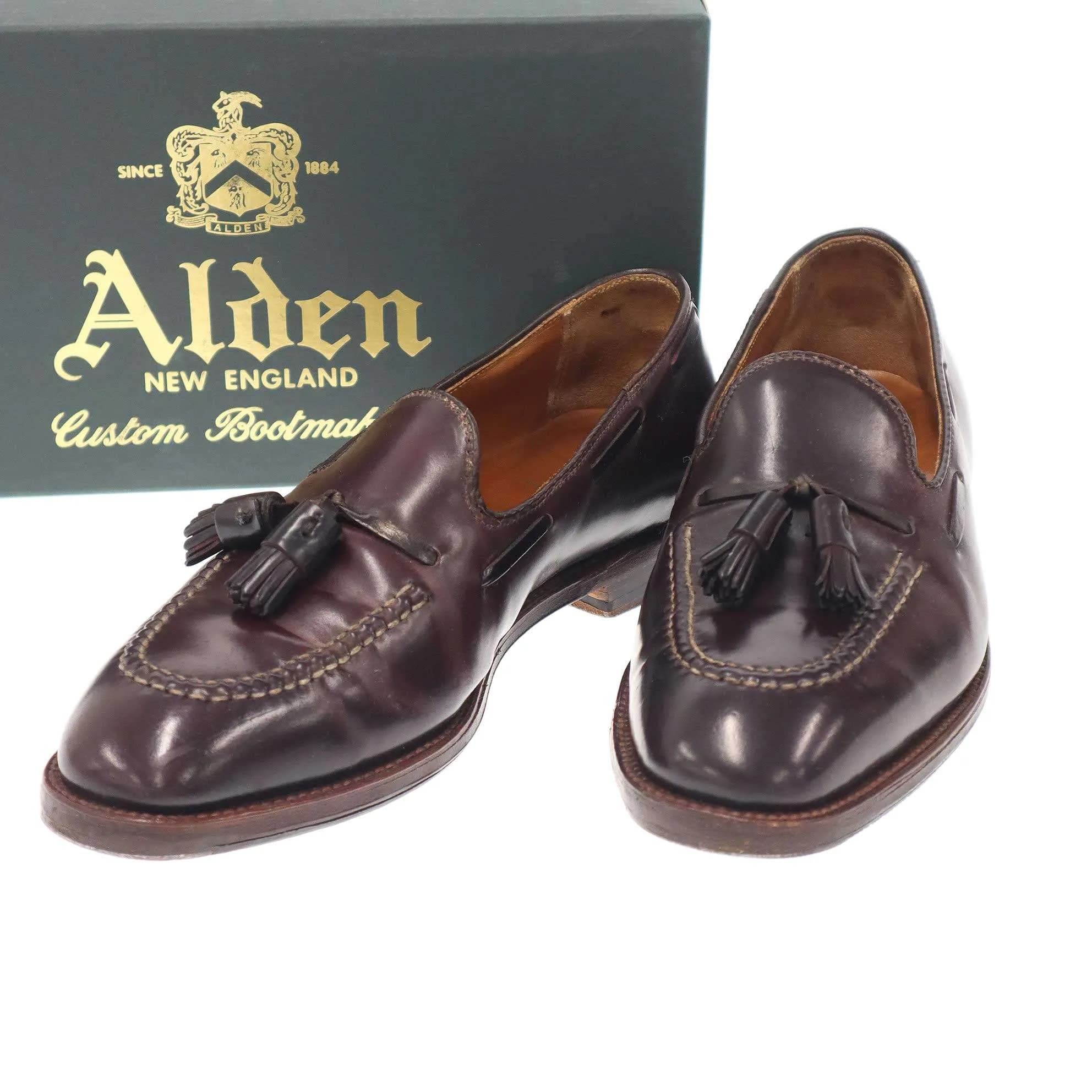 Alden オールデン Brick+Mortar別注 D7102 コードバンタッセルローファー