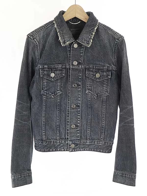 SAINT LAURENT サンローラン パリ 13SS ダメージ加工デニムジャケット