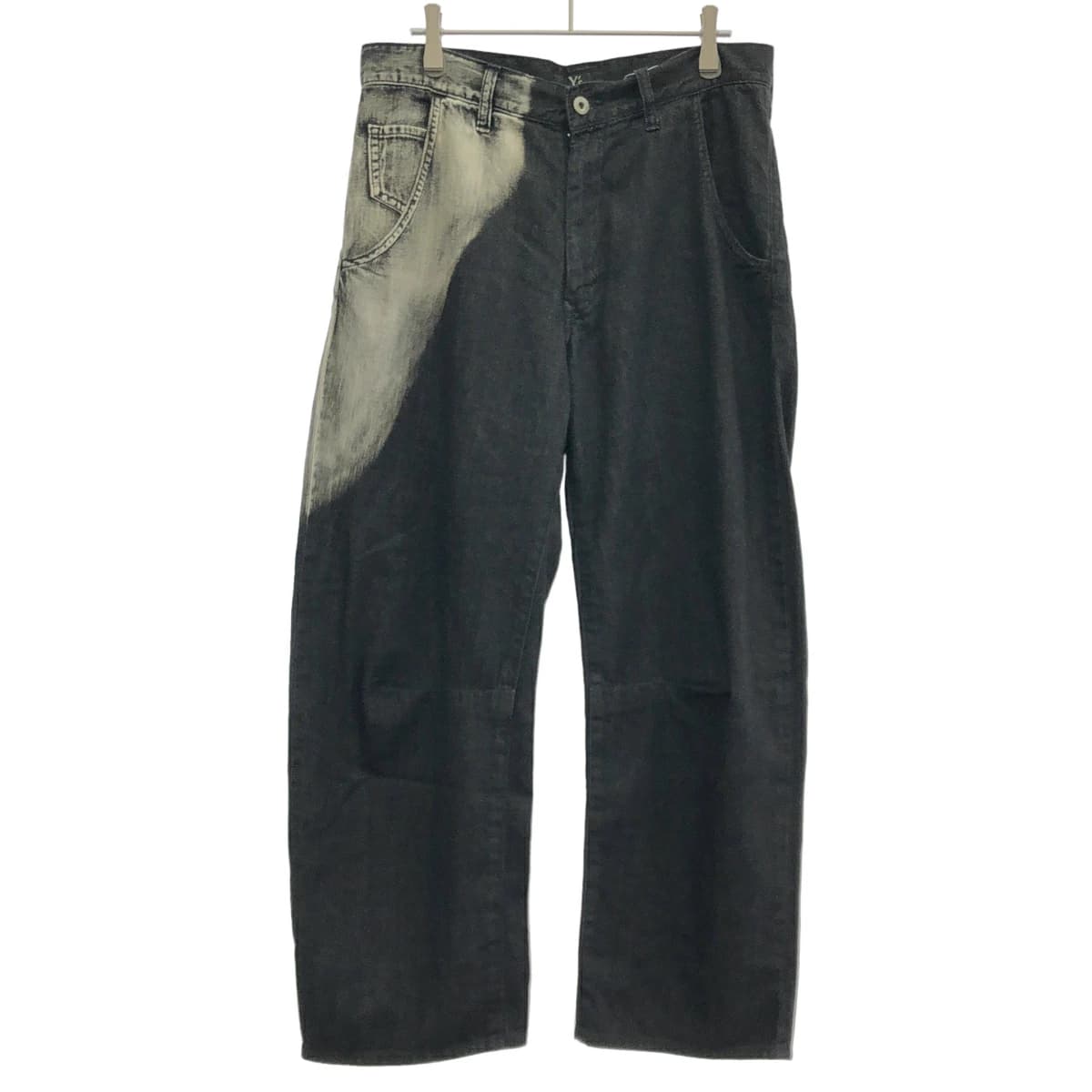 Y's ワイズ ヨウジヤマモト 23SS ワイドブリーチデニムパンツ YZ-P98-005