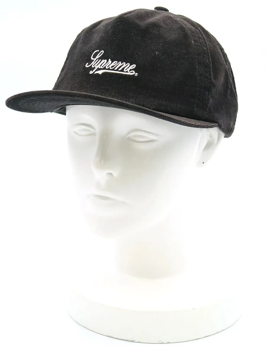 Supreme シュプリーム 08AW Cord Script 5 Panel Cap スクリプトロゴ コーデュロイキャップ