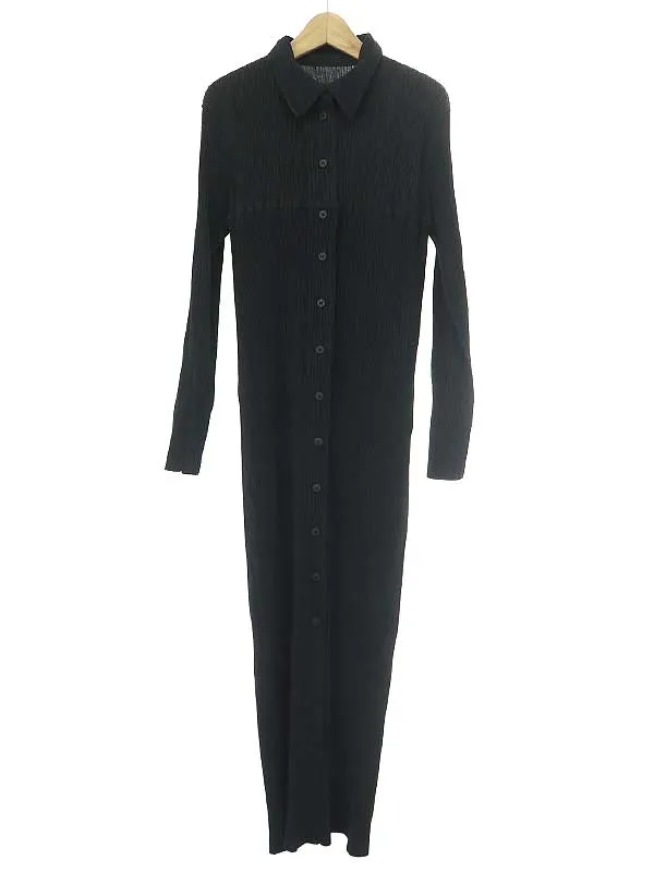 ISSEY MIYAKE イッセイミヤケ 1997AW プリーツロングシャツワンピース