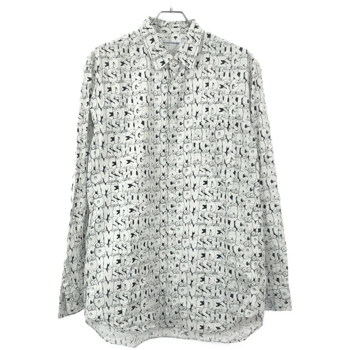 COMME des GARCONS コムデギャルソンシャツ×カウズ 21AW プリントシャツ