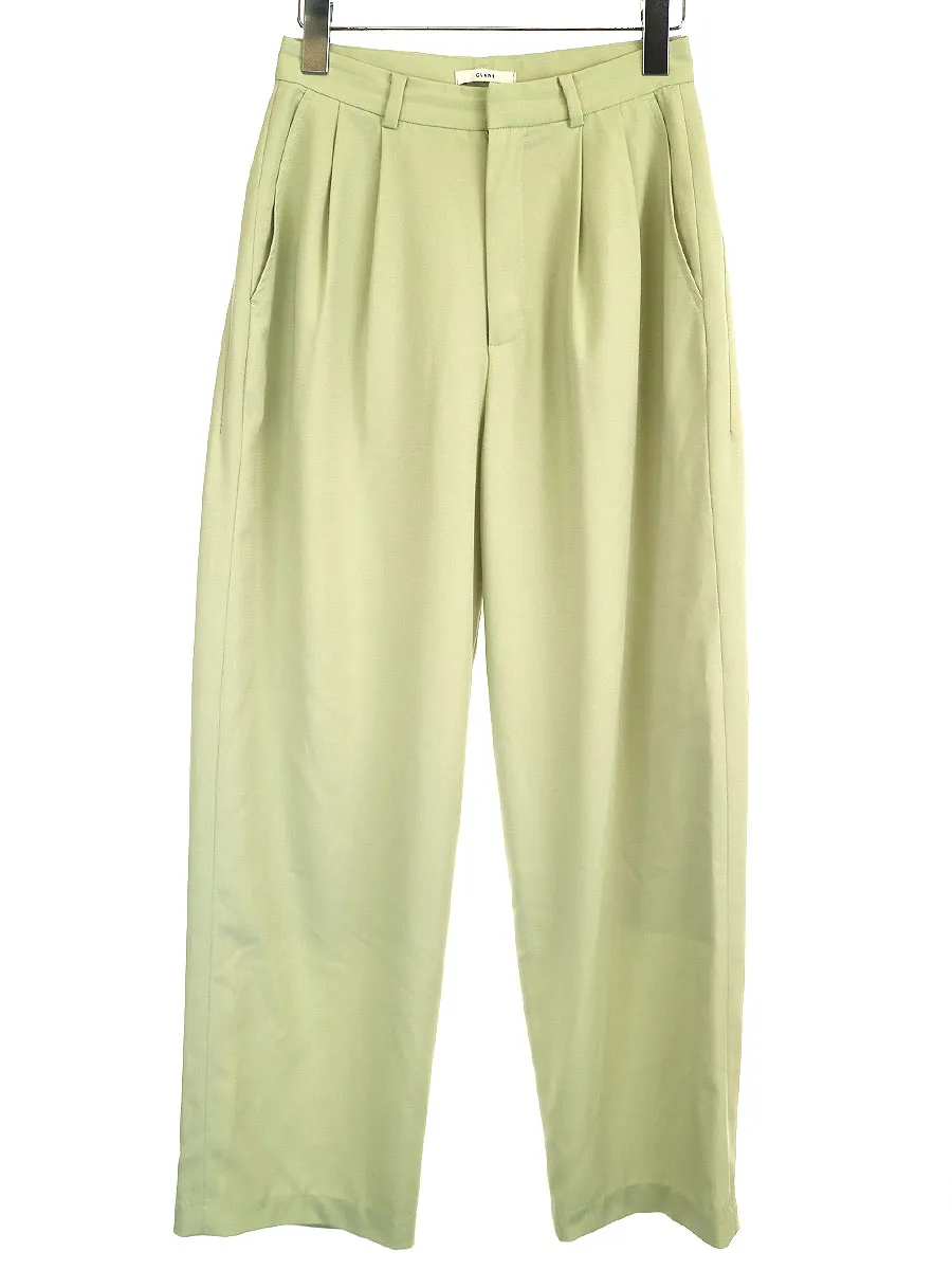 CLANE クラネ 20SS BASIC TUCK PANTS ベーシックタックパンツ