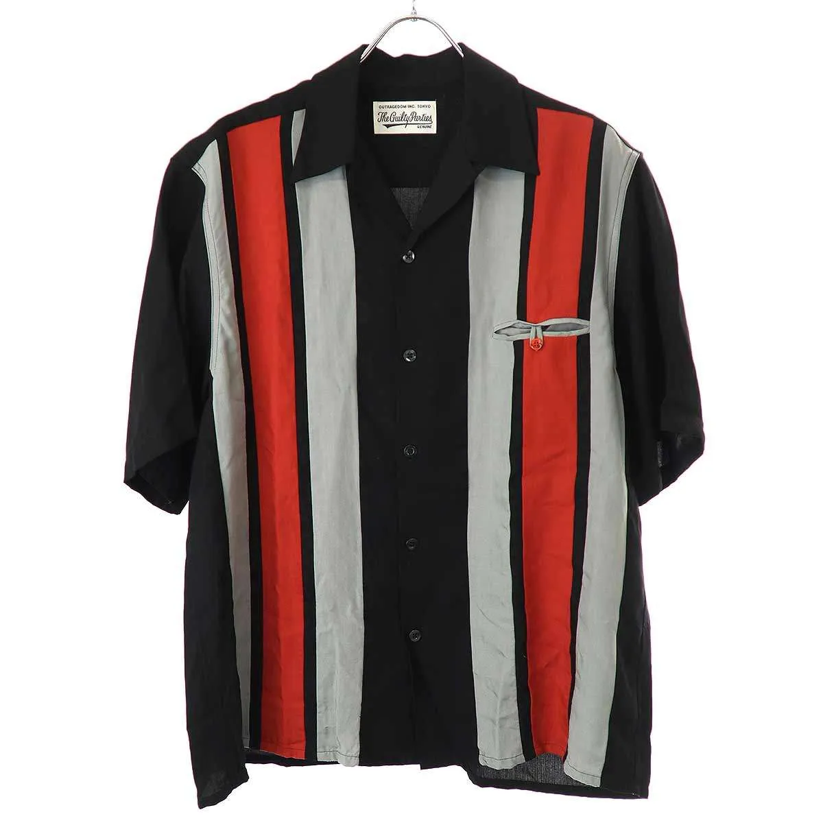 WACKO MARIA ワコマリア 24SS SWITCHING SHIRT S/S -TYPE 2 オープンカラーシャツ