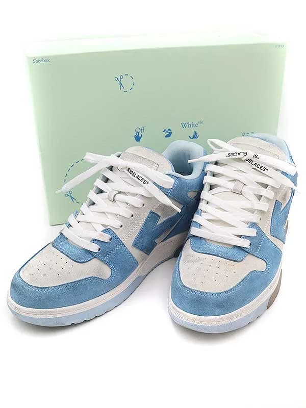 OFF-WHITE オフホワイト 22SS ローカットスエードレザースニーカー