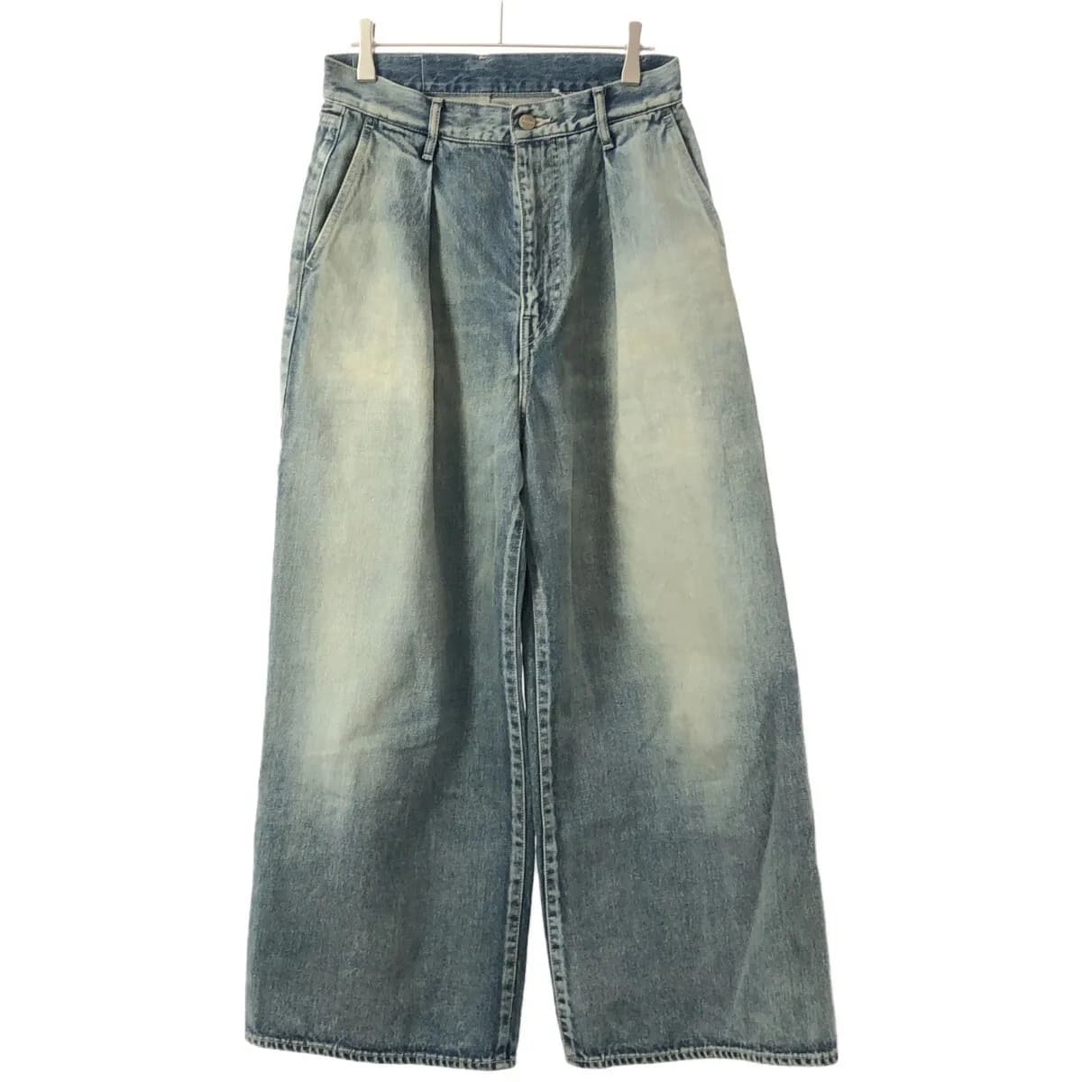 Graphpaper グラフペーパー 23SS Selvage Denim Two Tuck Wide Pants ワイドデニムパンツ