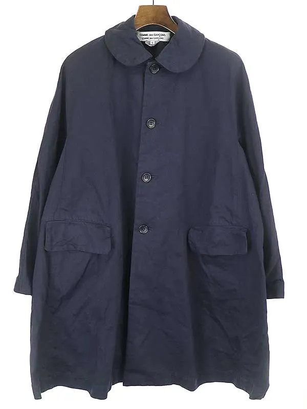 COMME des GARCONS コムデギャルソンコムデギャルソン 13SS ラウンドカラーコットン4Bコート