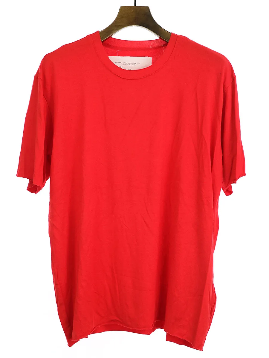 CAMIEL FORTGENS カミエルフォートヘンス 18AW ビスコースジャージーカットオフTシャツ