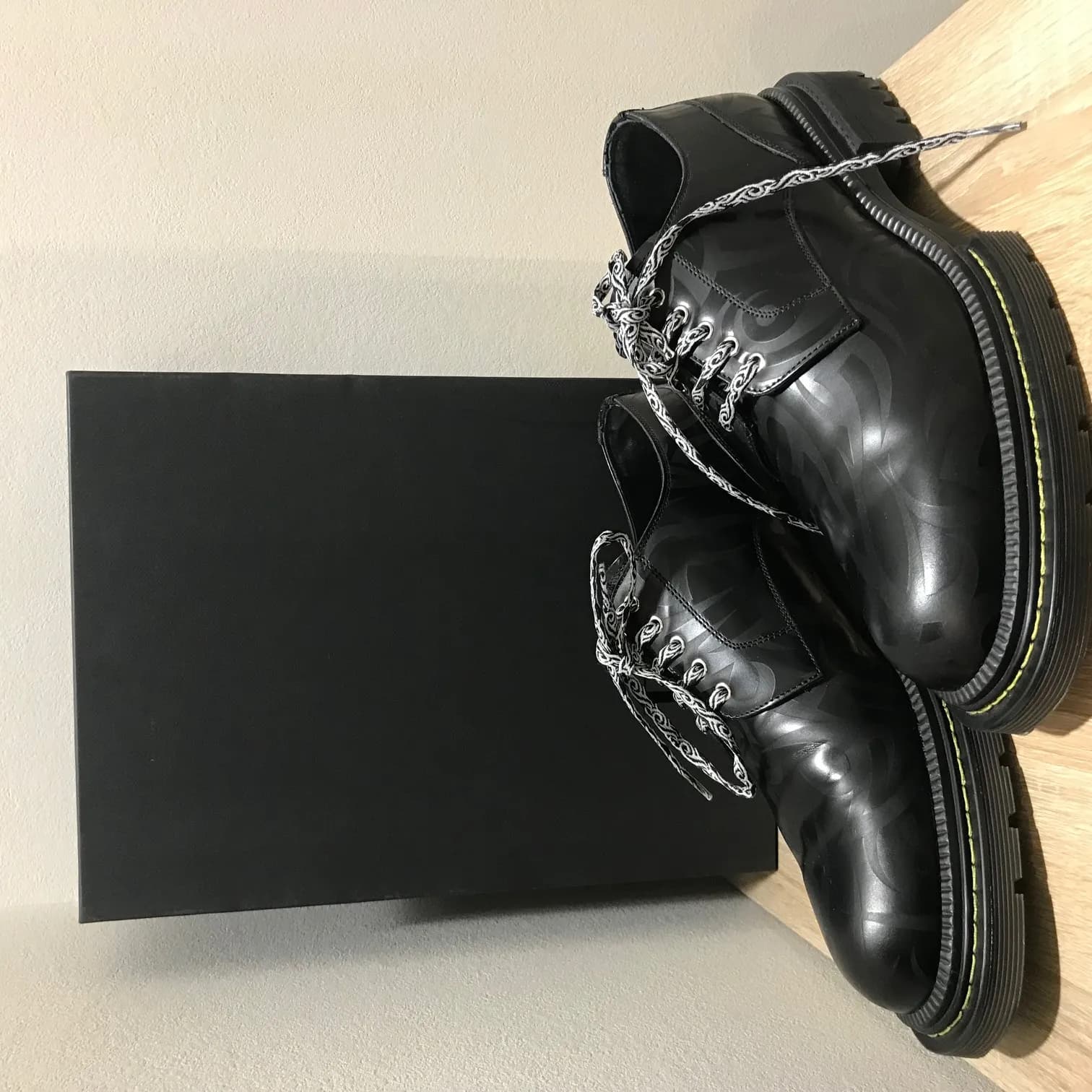 Dior HOMME Dior HOMME 18AW "TRIBAL" トライバルデザインダービーシューズ