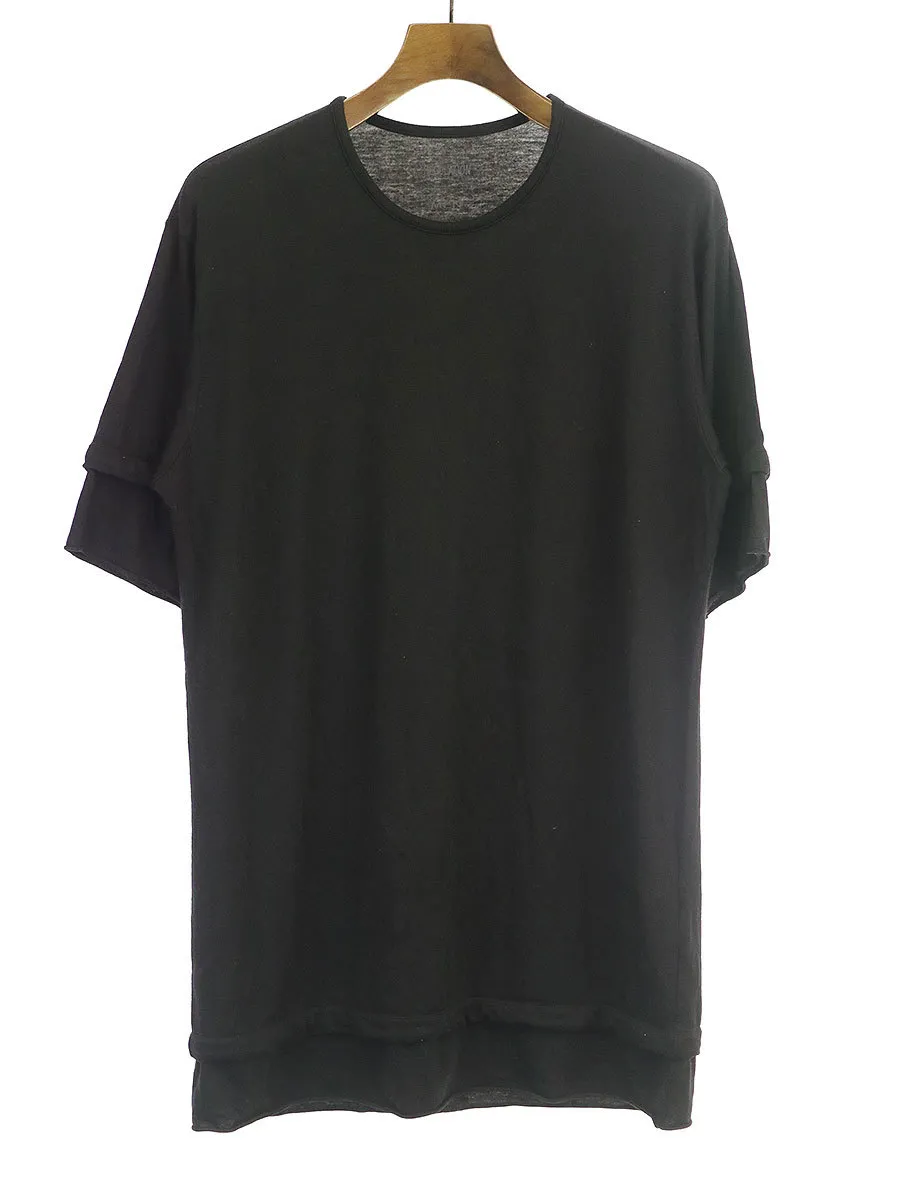 Yohji Yamamoto レギュレーション ヨウジヤマモトメン 18SS RE顔料Tシャツ