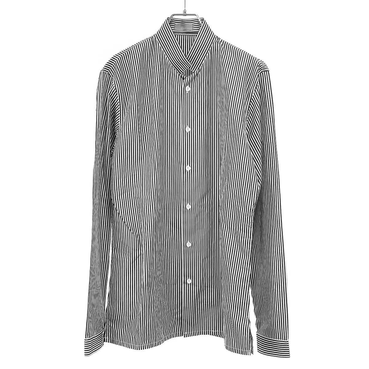 Dior HOMME ディオールオム 2003SS スタンドカラーストライプシャツ 3EH1050807