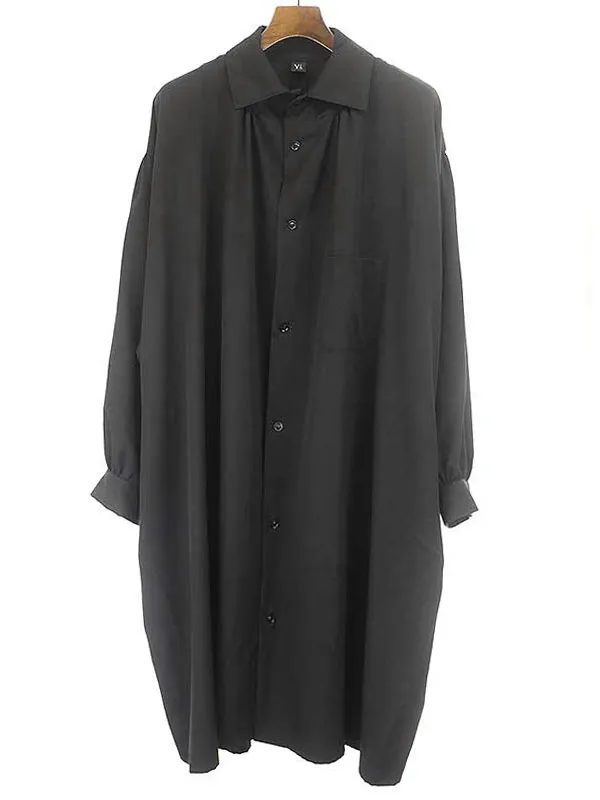 Y's ワイズ 19SS Pre ウールギャバジンオーバーサイズシャツ