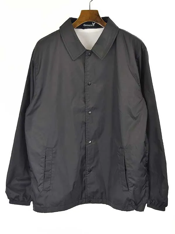 Yohji Yamamoto グラウンドワイ 18AW 落書きロゴナイロンコーチジャケット