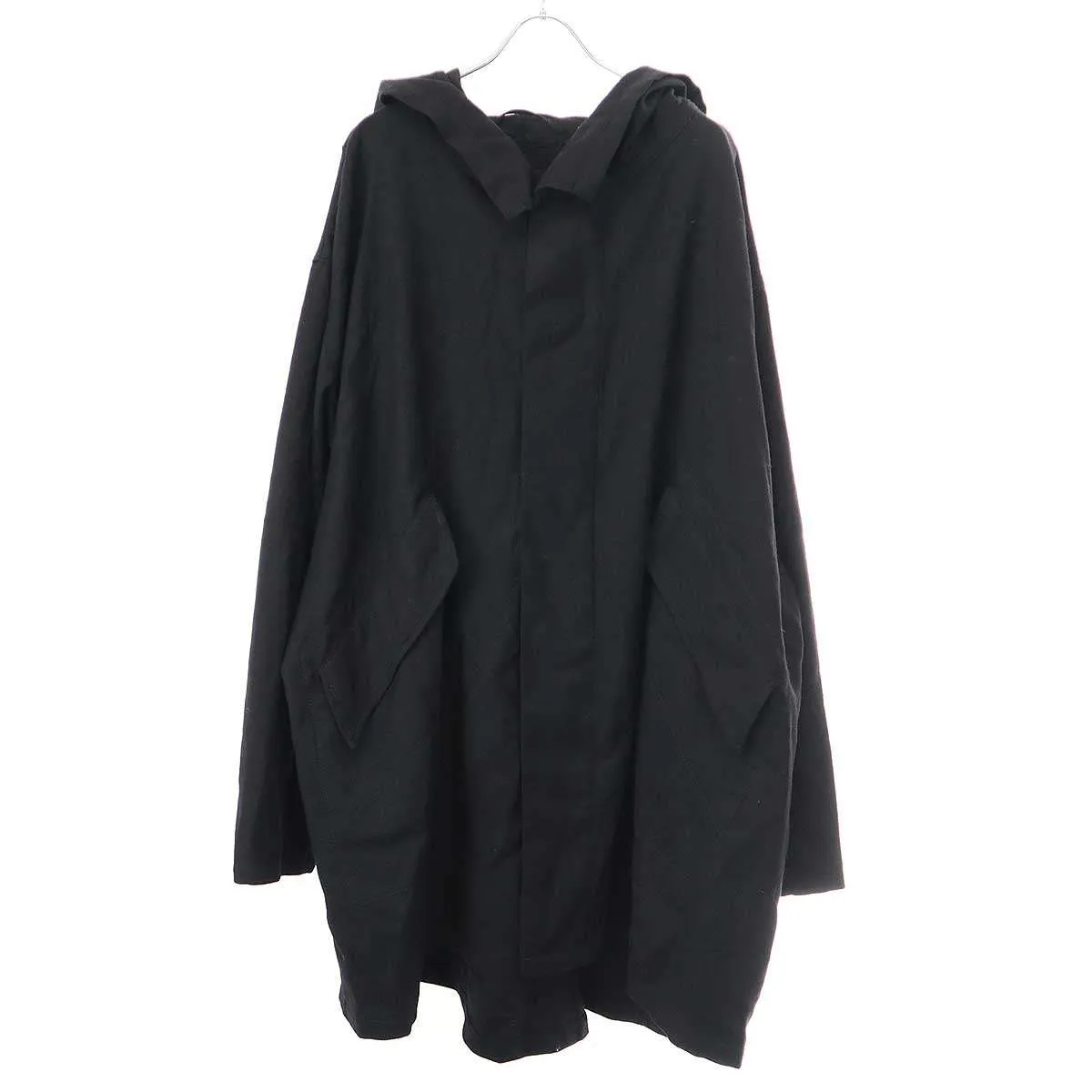 ANN DEMEULEMEESTER アンドゥムルメステール カシミヤ混 ウールモッズコート