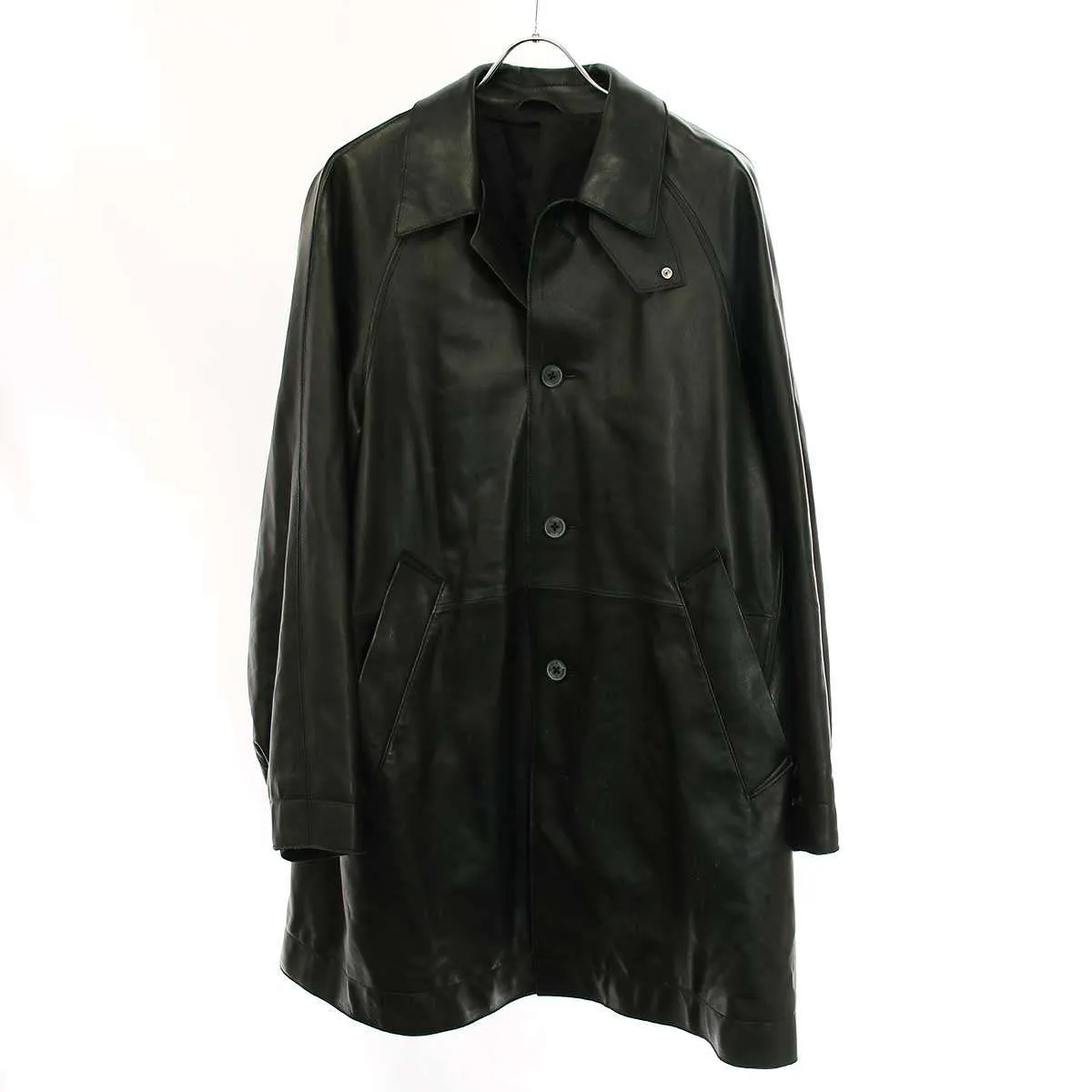 YOKE ヨーク 24SS LEATHER CUT-OFF HALF COAT レザーカットオフハーフコート YK24SS0629C