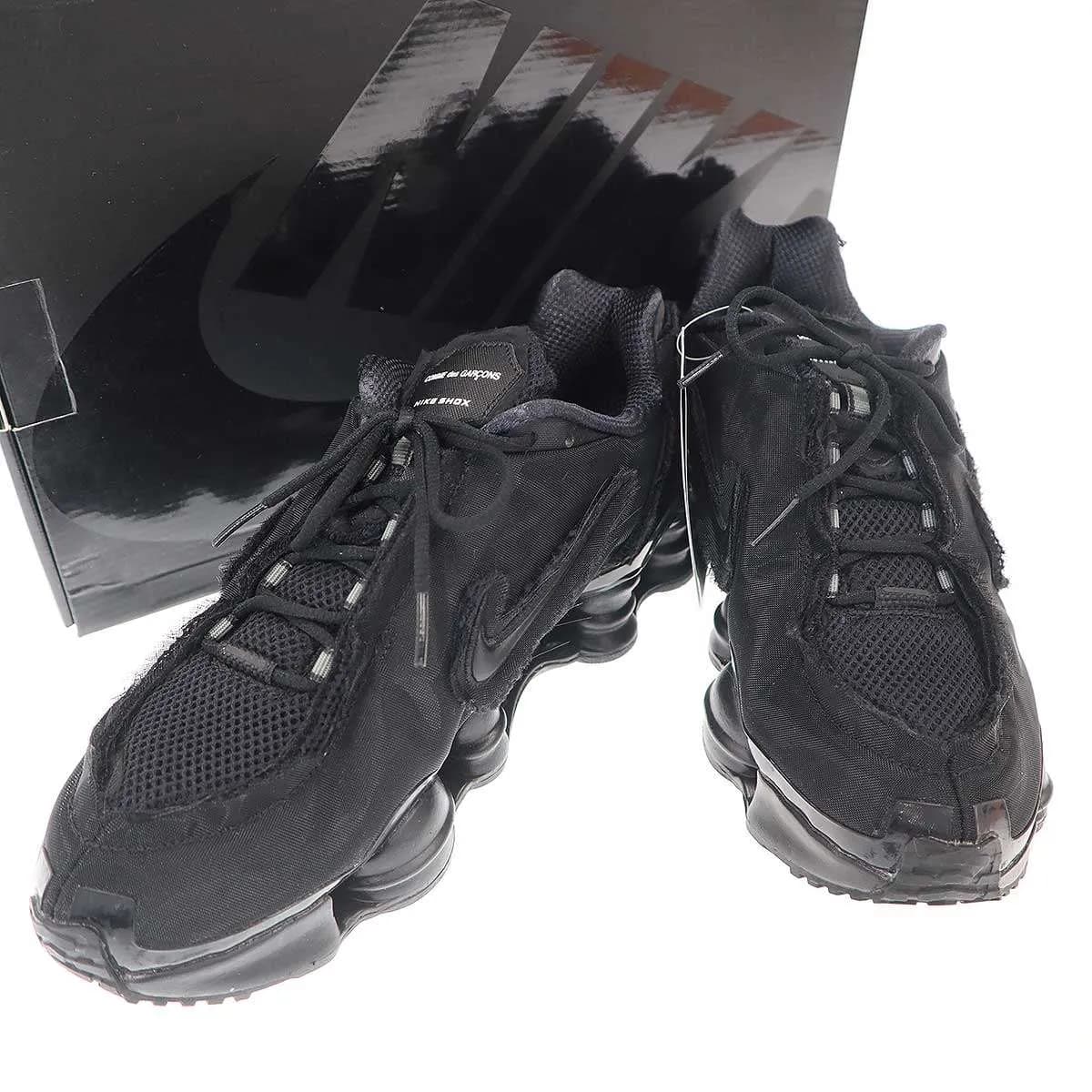 NIKE ナイキ コムデギャルソン Women's SHOX TL BLACK スニーカー CJ0546-001