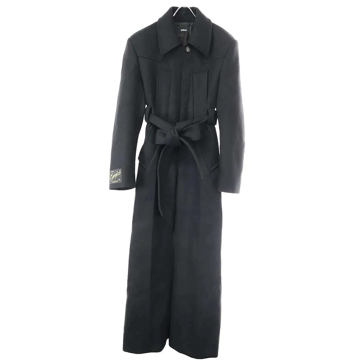 EGONlab. エゴンラボ 24AW COMBI MANTEAU カシミヤウール メルトンジャンプスーツ