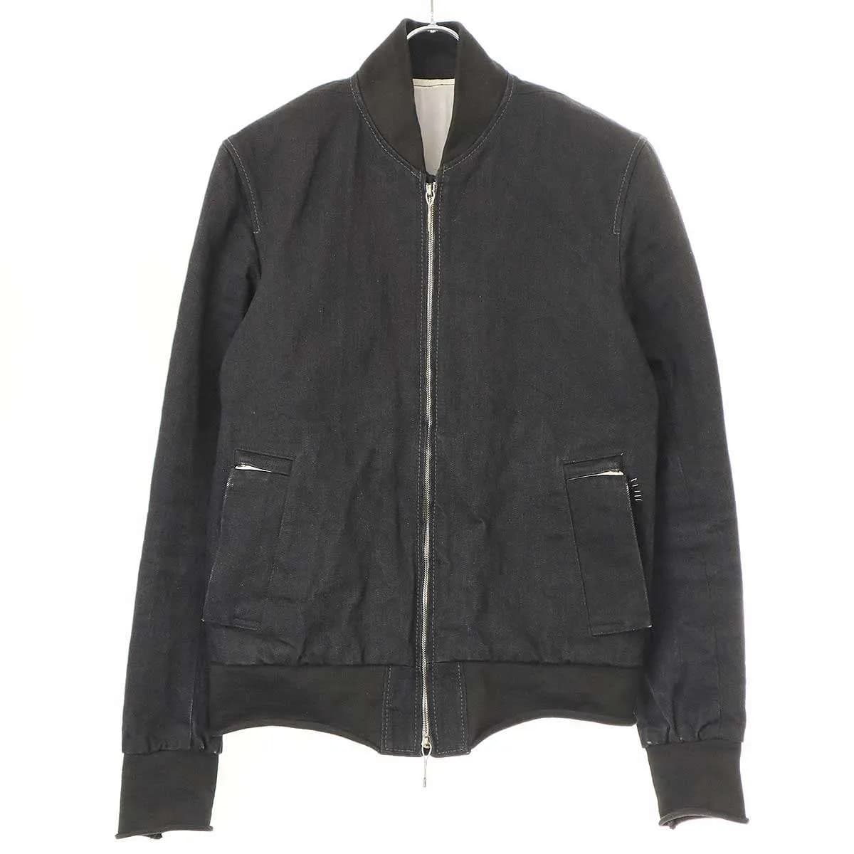 taichi murakami タイチムラカミ 17AW MA-1 リジットデニムブルゾン