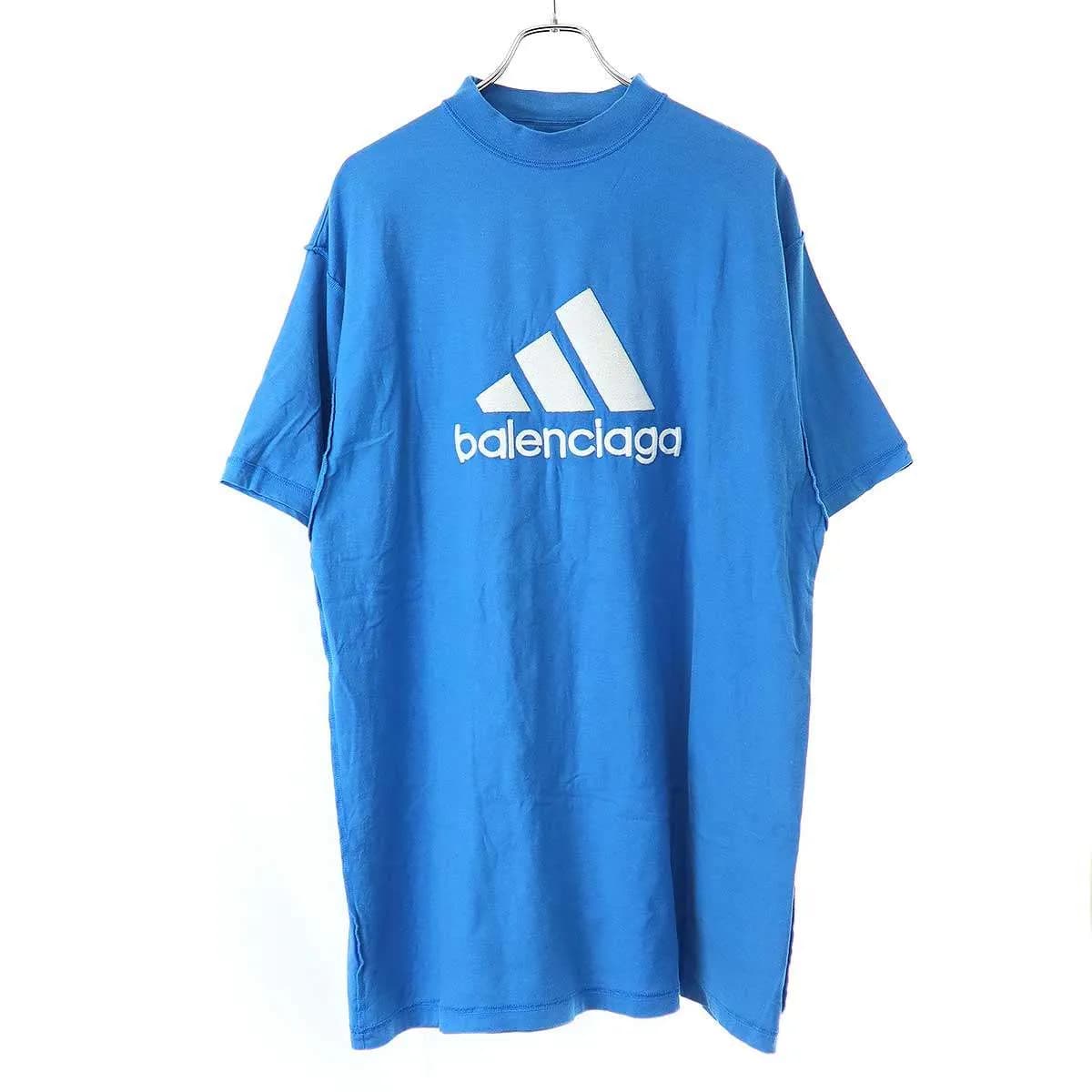BALENCIAGA バレンシアガ アディダス 23SS インサイドアウト ロゴ オーバーサイズTシャツ 731769 TNVP3