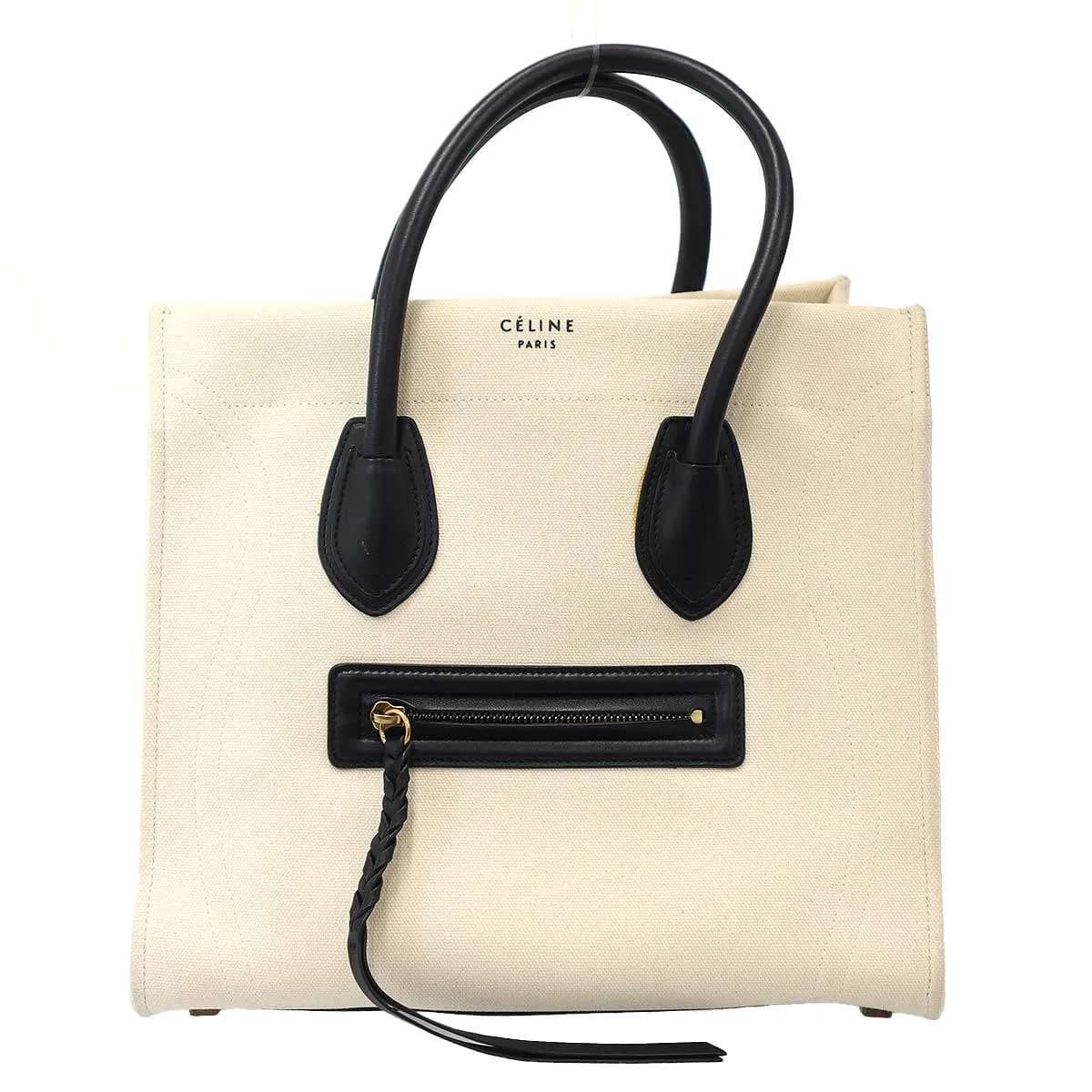 CELINE セリーヌ セリーヌ ラゲージ ファントム ミディアム キャンバストートバッグ