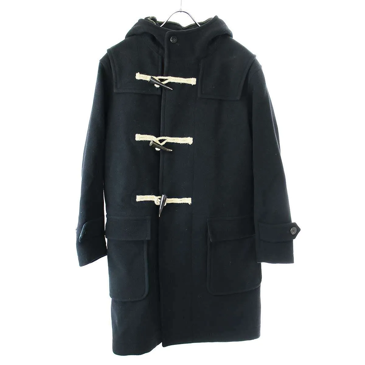 ANSNAM アンスナム Duffel Coat ダブルメルトン ジップアップダッフルコート