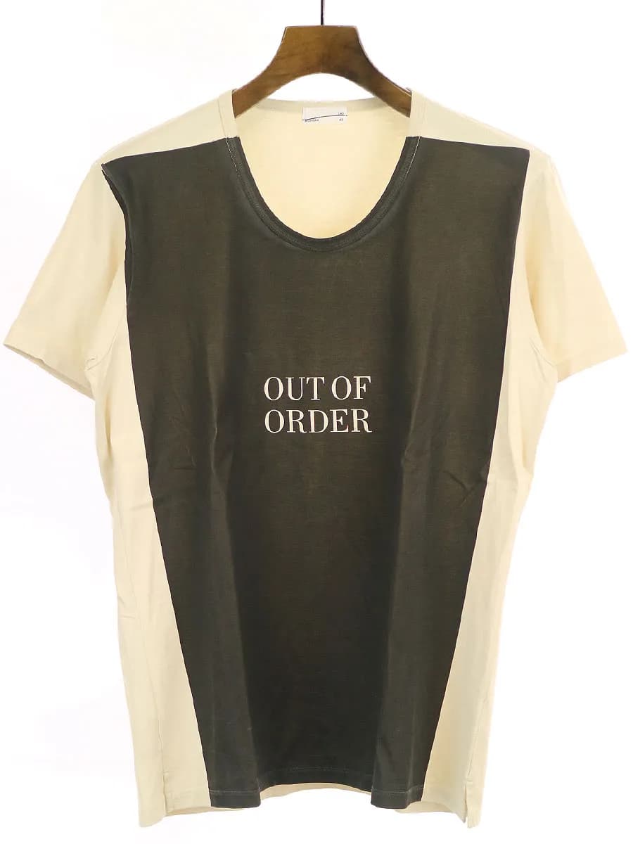LAD MUSICIAN ラッドミュージシャン 15AW OUT OF ORDER プリントTシャツ