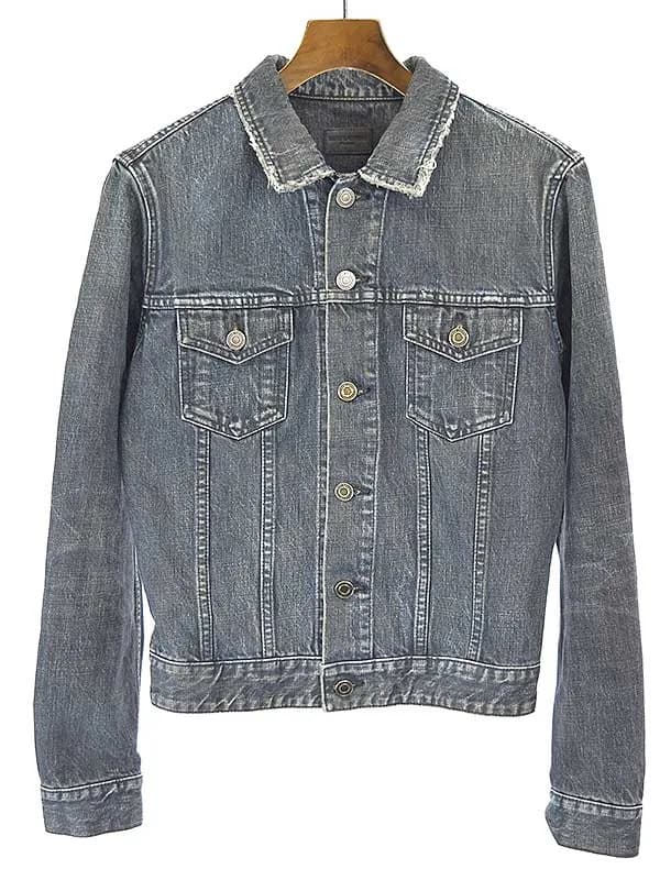 SAINT LAURENT サンローラン パリ 13SS ヴィンテージ加工デニムジャケット
