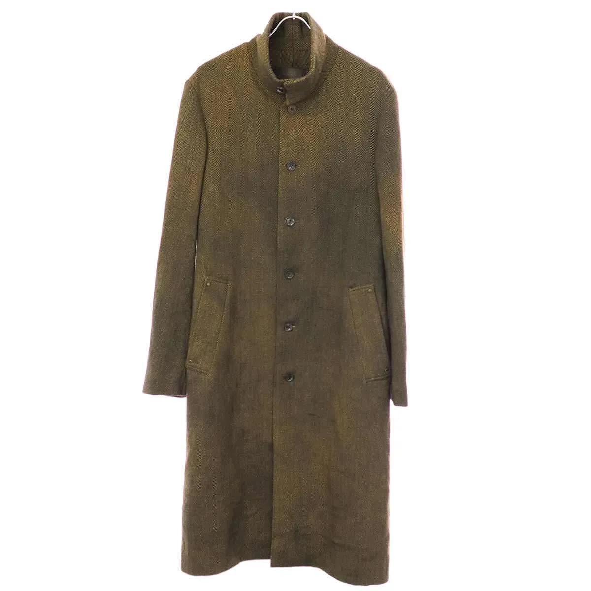 BIEK VERSTAPPEN ビークファースタッペン 23AW Donegal Wool High Neck Coat ウールハイネックコート CO8D-U