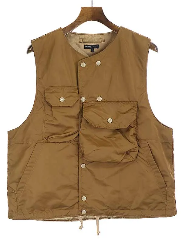 Engineered Garments エンジニア-ドガーメンツ Cover Vest フライトナイロンマルチポケットフィッシングベスト