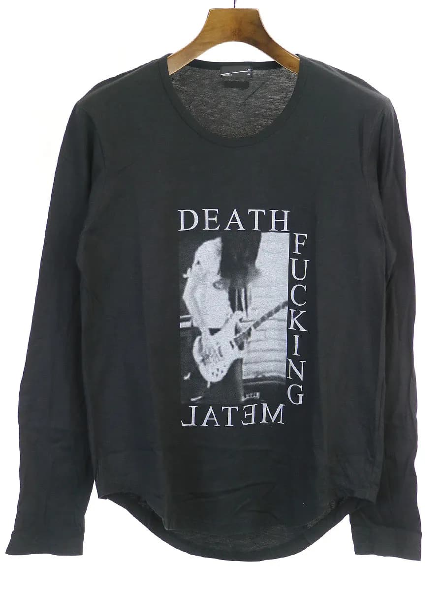 LAD MUSICIAN ラッドミュージシャン 09SS DEATH FUCKING METAL フォトプリントカットソー