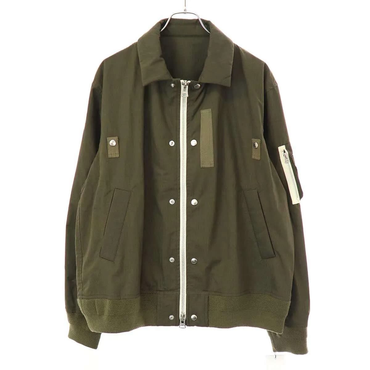sacai サカイ 25AW Rip Stop Jacket ジップアップジャケット 25-03772M