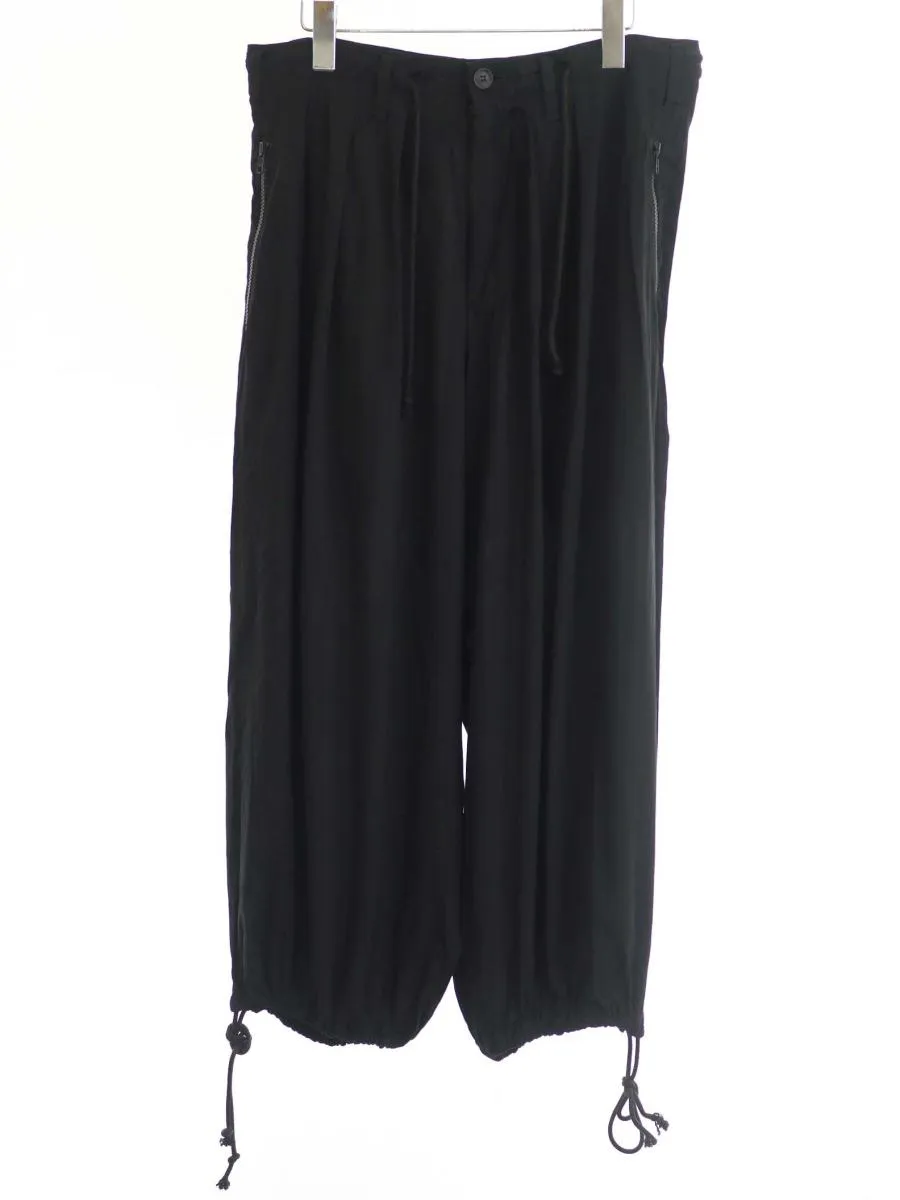 Yohji Yamamoto ビー ヨウジヤマモト 20AW 3タックレーヨンバルーンパンツ