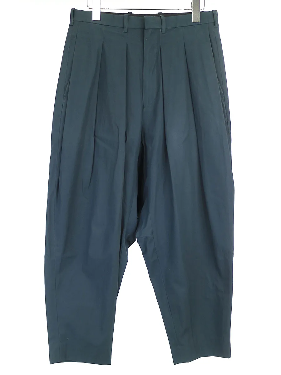 LAD MUSICIAN ラッドミュージシャン 13SS NANO撥水 コットンギャバジン2タックサルエルパンツ