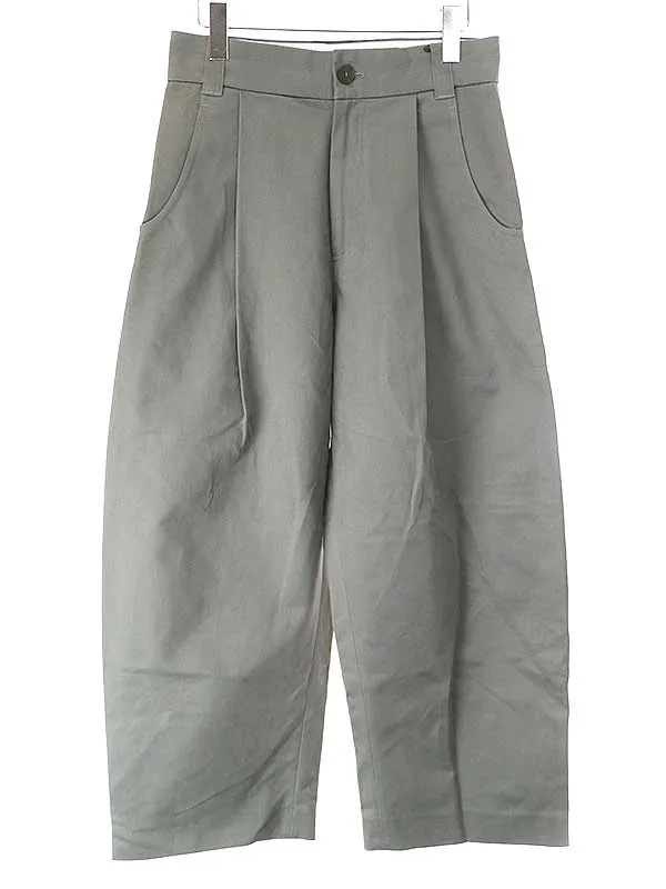 STUDIO NICHOLSON スタジオ ニコルソン BEN VOLUME PLEAT PANTS コットンツイルボリュームパンツ
