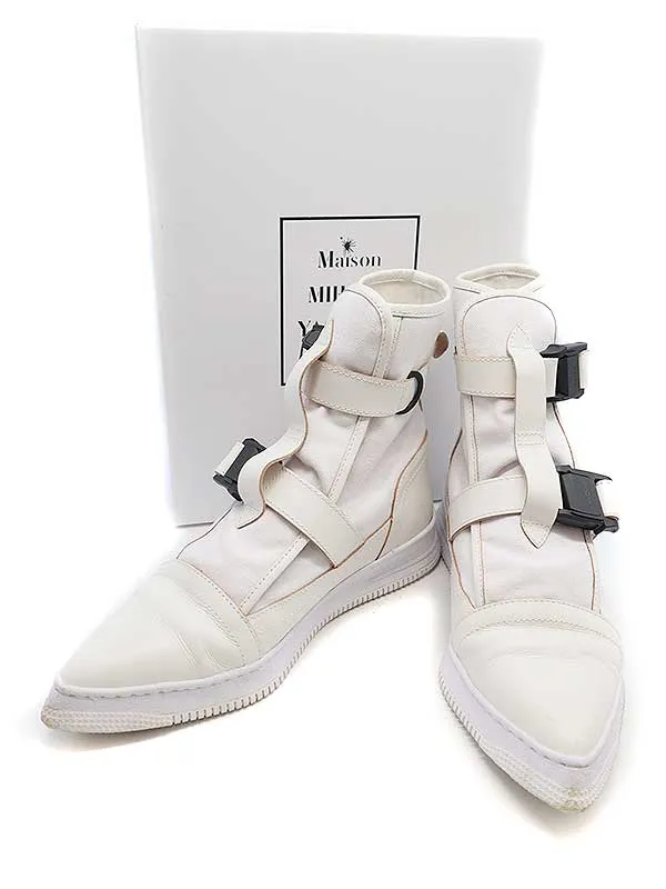Maison MIHARA YASUHIRO ビューティービースト × メゾン ミハラヤスヒロ 23SS BONTAGE POINTED TOE SNEAKER ボンテージスニーカー