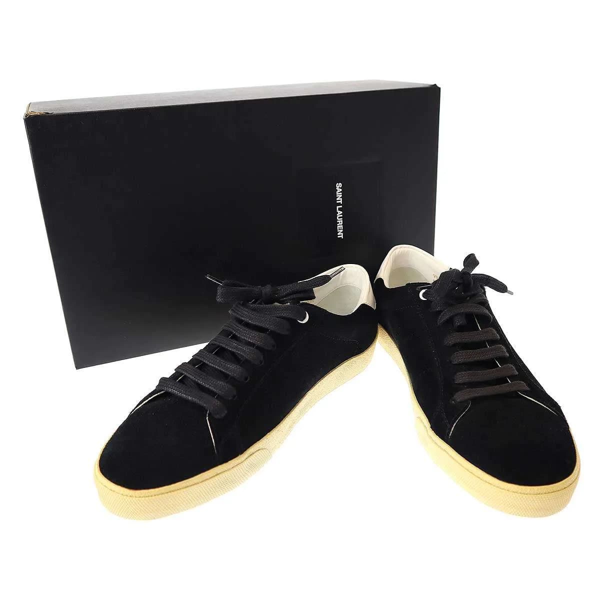 SAINT LAURENT サンローラン パリ SL/06 ローカットスエードレザースニーカー VU421570