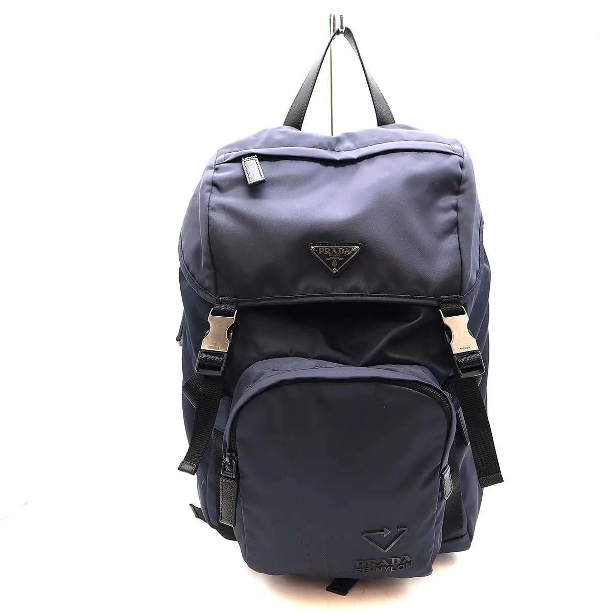PRADA プラダ RE-NYLON ナイロンサフィアーノレザーバックパック リュック