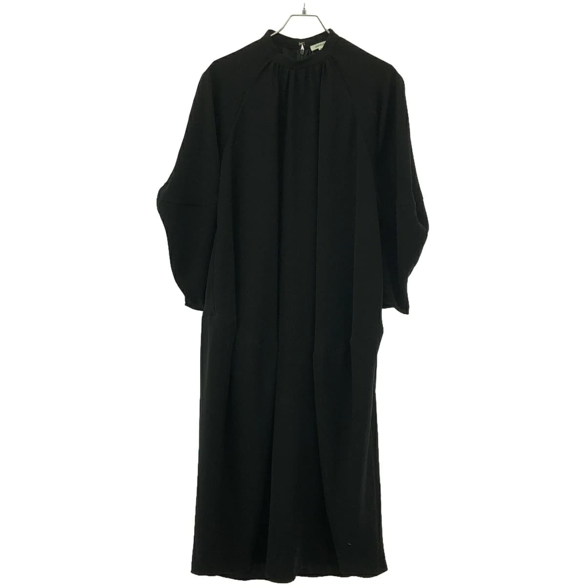 ENFOLD エンフォルド 24AW DROP DRAPE DRESS PEツイル ドロップドレープドレス