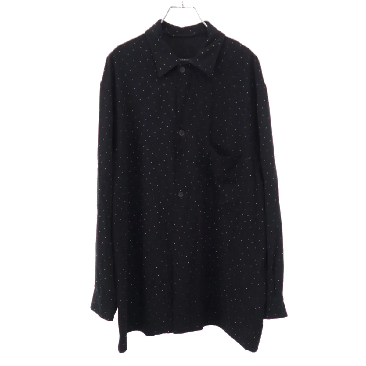 COMOLI コモリ 24SS Silk Noil Dot Shirt Jacket シルクノイルドット シャツ ジャケット Z01-01029