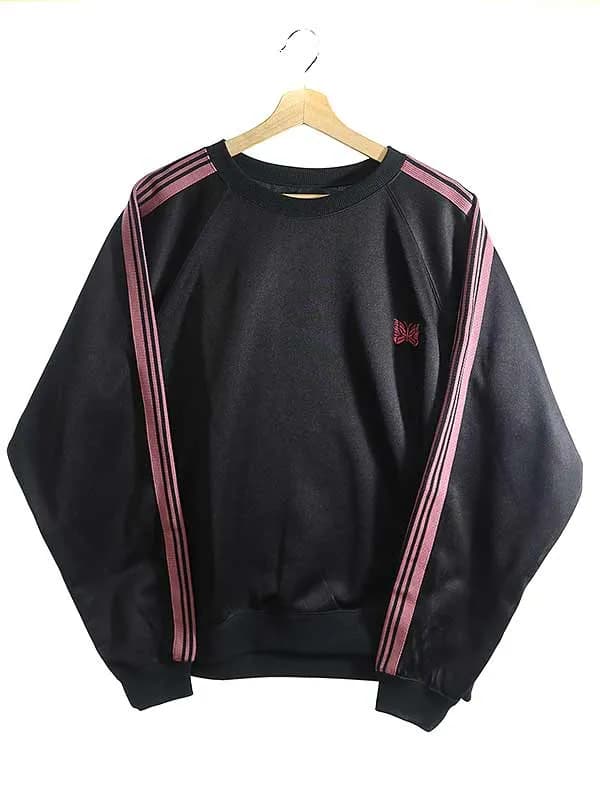 NEEDLES ニードルズ 22AW Track Crew Neck Shirt Poly Smooth トラッククルーネックシャツ
