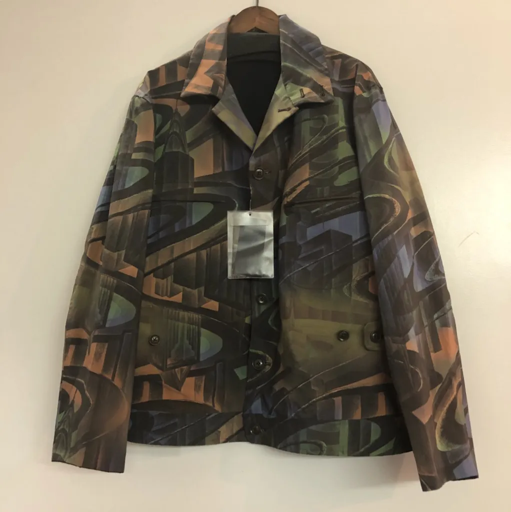Yohji Yamamoto Yohji Yamamoto POUR HOMME 17AW マーブルリバーシブルジャケット