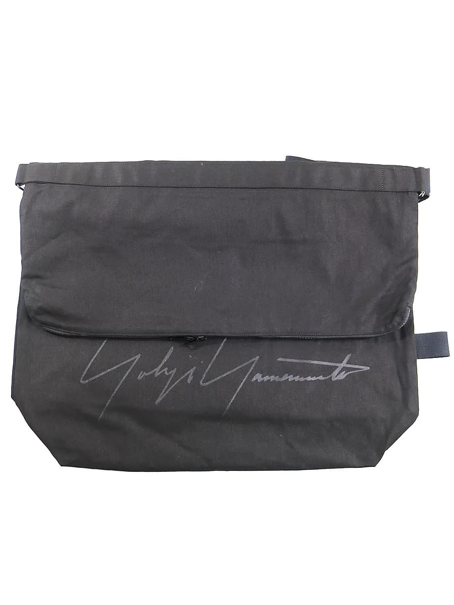 Yohji Yamamoto ヨウジヤマモト 青山限定 ノベルティ シグネチャーロゴショルダーバッグ