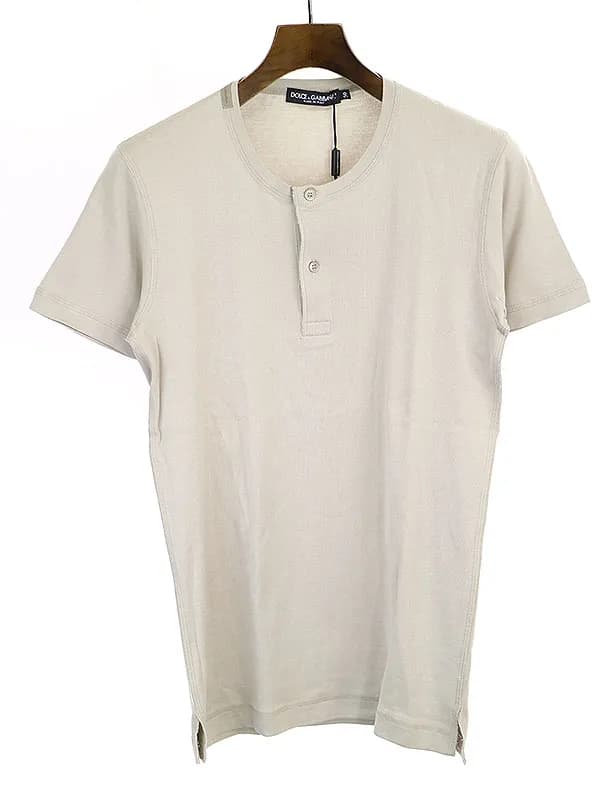 DOLCE&GABBANA ドルチェ&ガッバーナ ヘンリーネックTシャツ