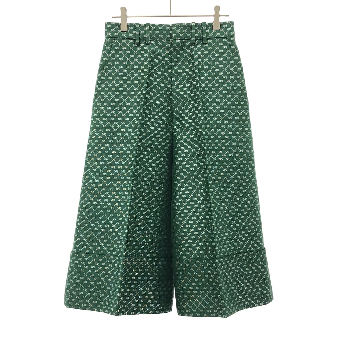 GUCCI グッチ GGラメ クロップド トラウザーパンツ 652118 ZAGLX
